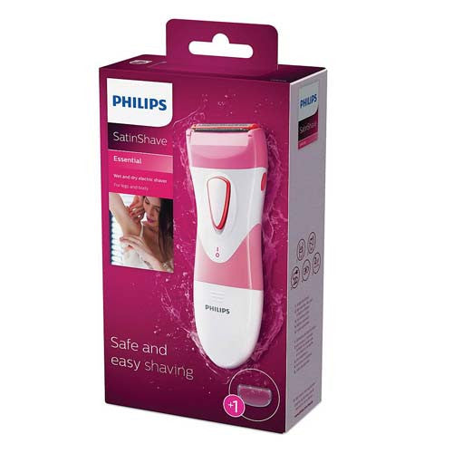 Philips Norelco SatinShave Essential Wet And Dry Electric Shaver For Women, HP6306, 1 Ea